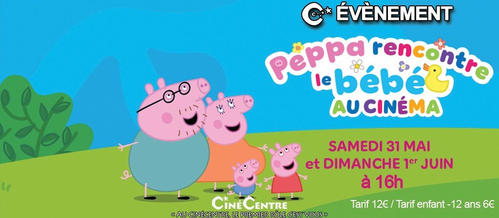 actualité Peppa rencontre le bébé au cinéma